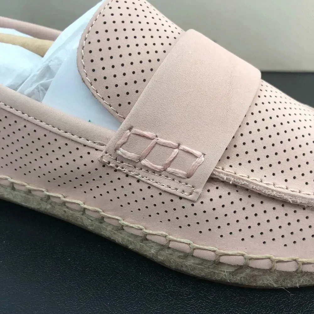 Marc Fisher Milla Light Pink Espadrille Loafers New in Box